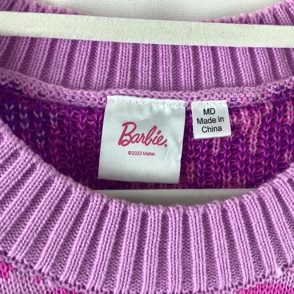 Barbie 2023 Mattel Mauve, Pink and Purple Sweater - Picture 3 of 4
